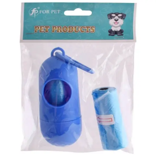 Biodegradable Dog Poop Bags & Holder Main